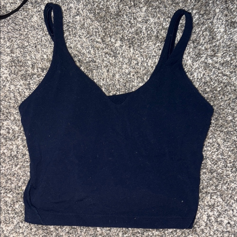 lululemon athletica Navy Tank Top
